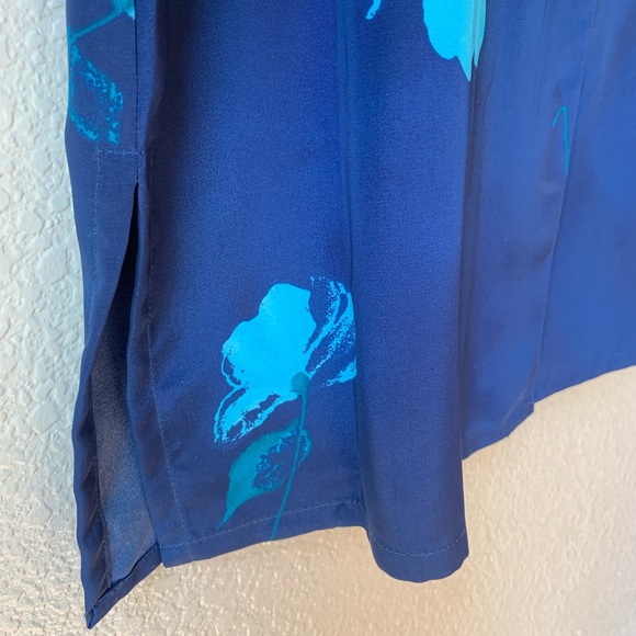 Vintage Liz Baker Long Button Down Blouse - Picture 5 of 8